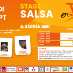 💃 STAGE SALSA + SOIRÉE SBK – LIMOGES 🕺